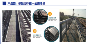 橡胶档砟板插图